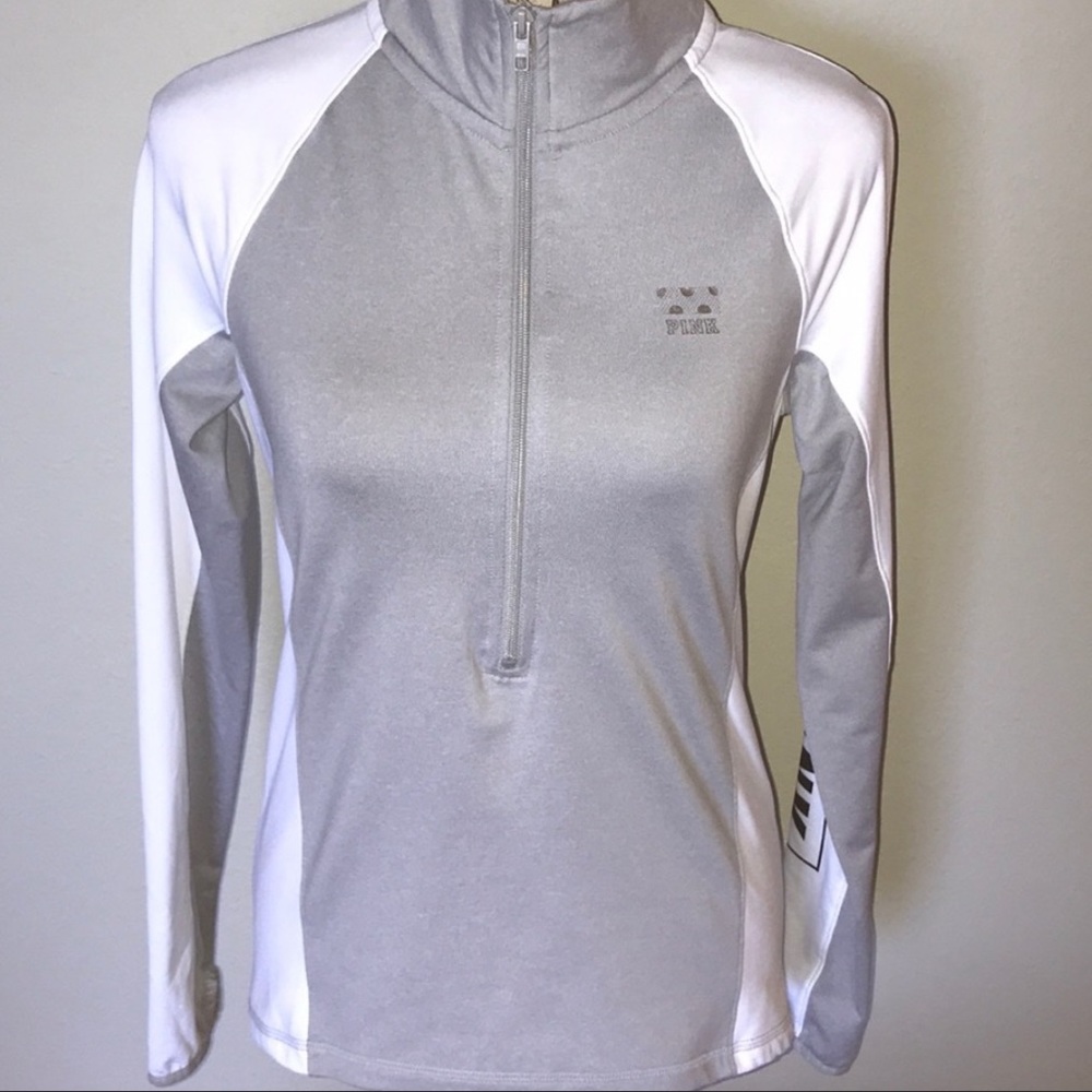 PINK Victoria secret pullover quarter zip sweater